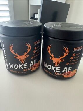 Bundle of 2 Bucked Up Woke AF Pre Workout Killa OJ NEW